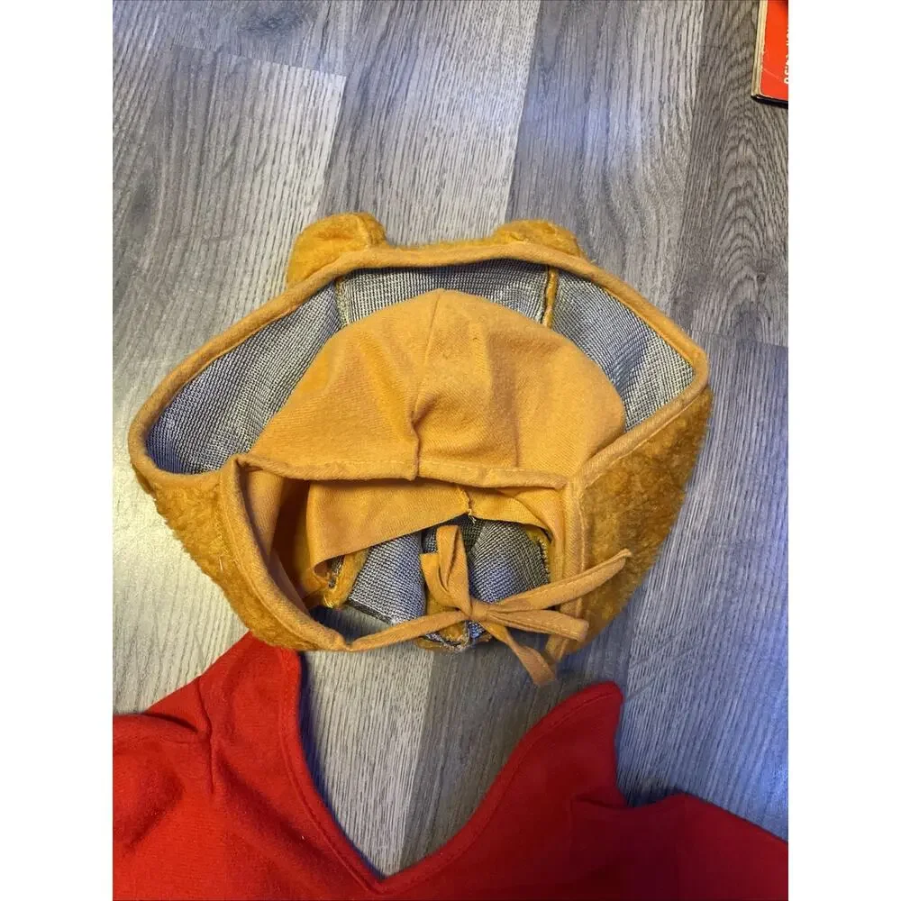 Vintage Disney Store Winnie The Pooh Costume 4-6 Years Cosplay Halloween Bear